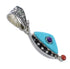 Multicolor Silver Southwestern Pendant YX76632